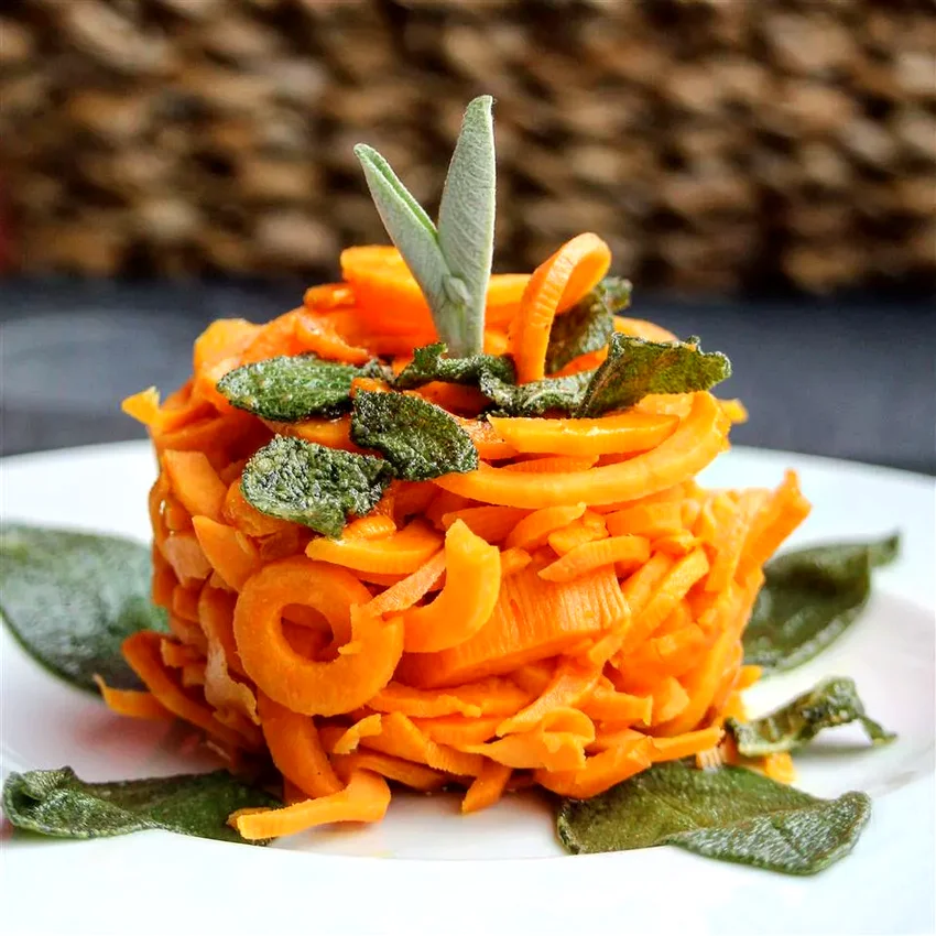 30 Simple Christmas Side Dishes That Won't Stress You Out Spiralized Brown Butter Sage Sweet Potato