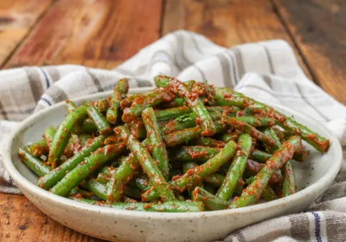 Sriracha Green Bean Casserole