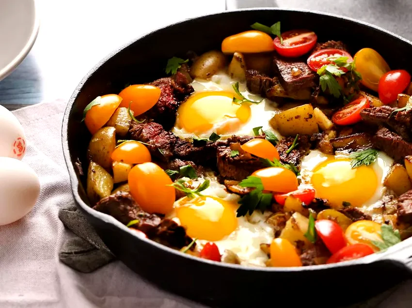 Steak and Egg Hash
