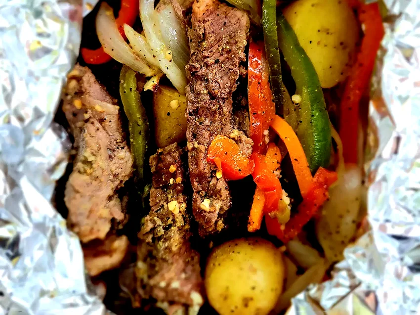 Steak and Potato Foil Packets
