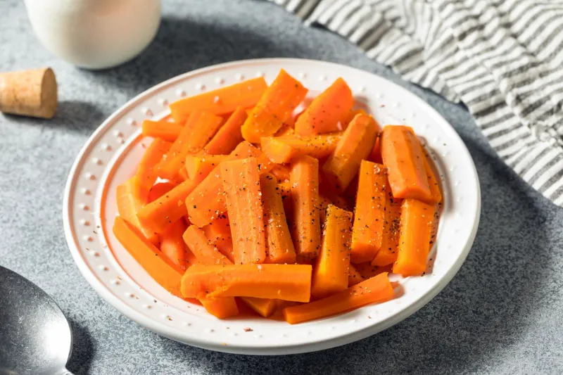 Steamed Carrots