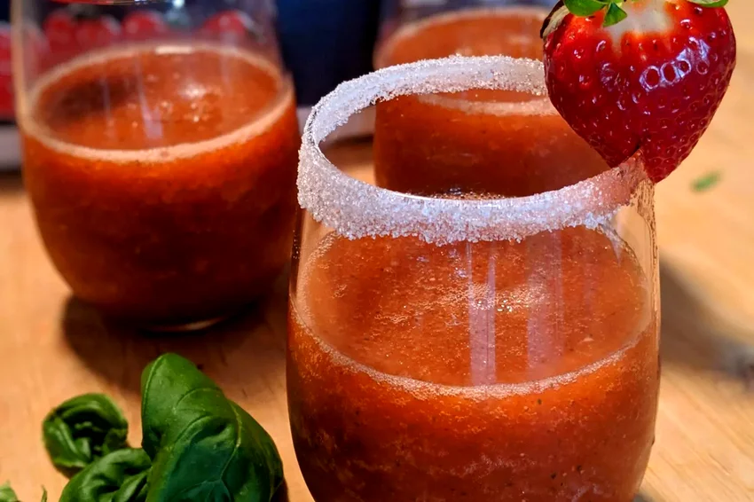 22 Tropical Margarita Recipes with Fresh Fruit Flavors Strawberry Basil Margarita