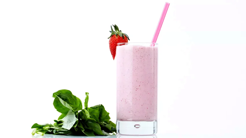 10 Homemade Strawberry Milkshake Recipes You'll Love Strawberry Basil Milkshake