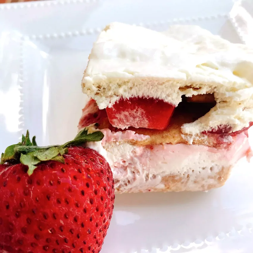 17 Strawberry Cheesecake Treats for Dessert Lovers Strawberry Cheesecake Icebox Cake
