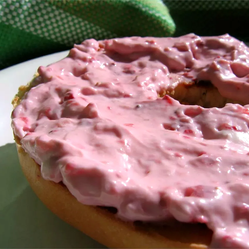 25 Creative Bagel Toppings That Beat Regular Cream Cheese Strawberry Cream Cheese Spread