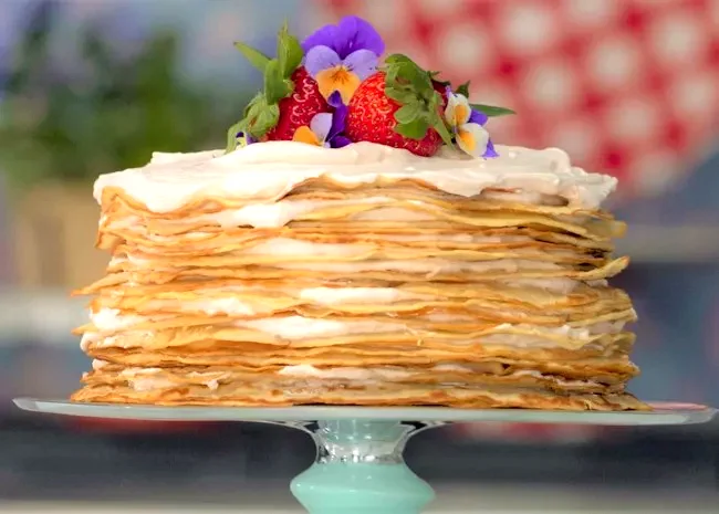 50 Elegant Desserts You Can Create in Your Own Kitchen Strawberry Crepe Cake
