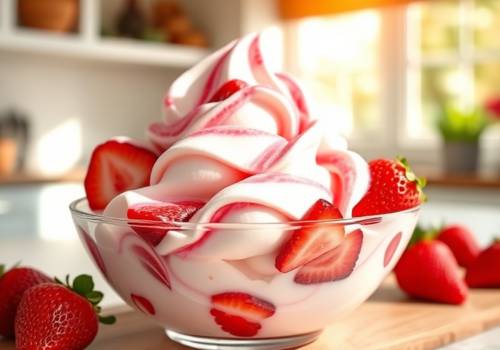 Strawberry Frozen Yogurt