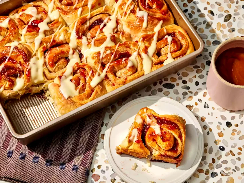 Top 49 Bright Lemon Recipes From Dinner to Sweet Desserts Strawberry Lemon Cheesecake Rolls
