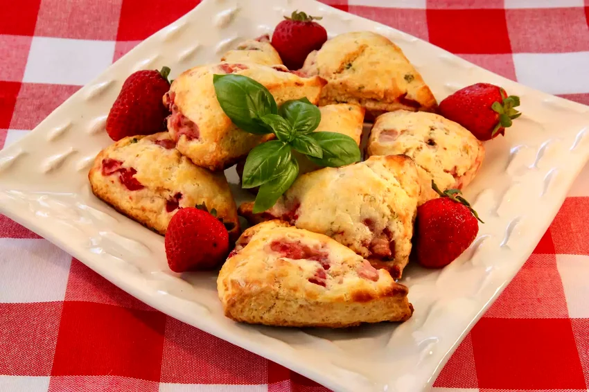 Strawberry Scones