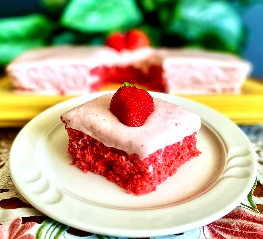 Strawberry Sheet Cake