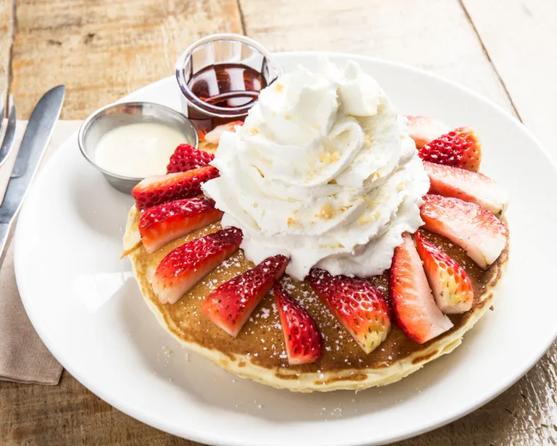 Strawberry Shortcake Pancakes