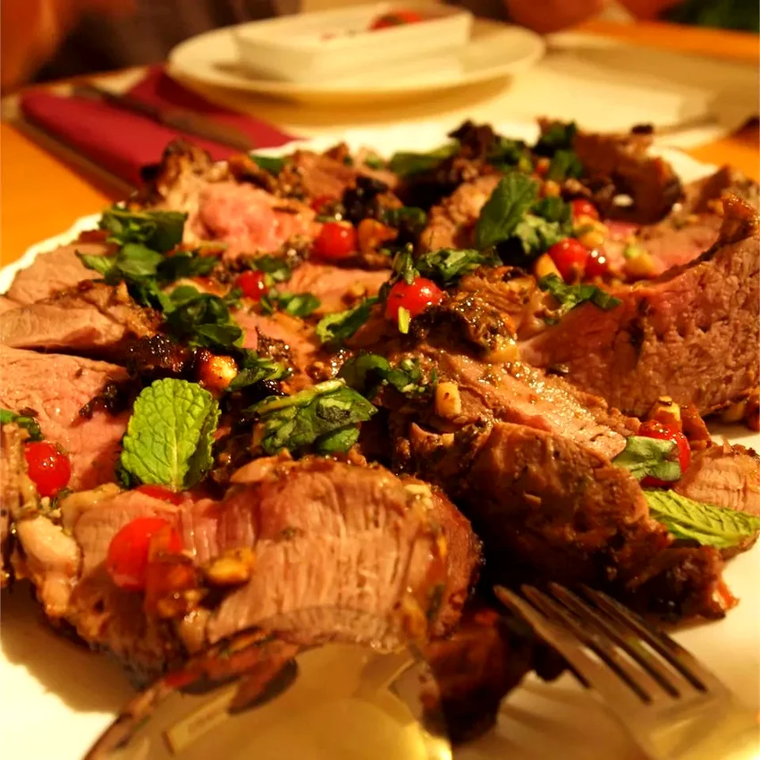 10 Boneless Lamb Leg Recipe Ideas Stuffed Leg of Lamb with Balsamic-Fig-Basil Sauce