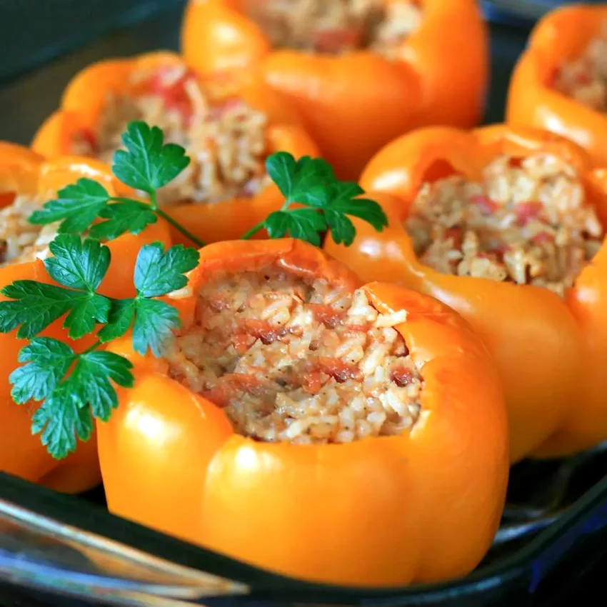 Stuffed Orange Peppers