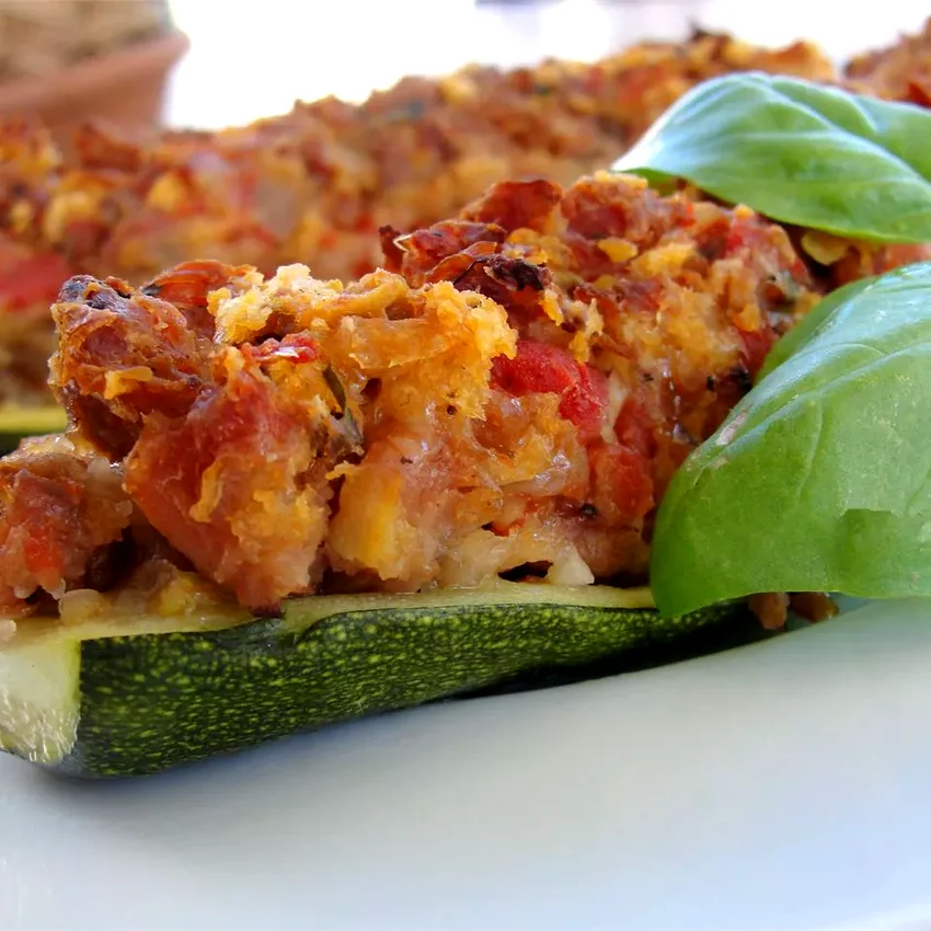 14 Easy Chicken Sausage Dinners for Quick Weeknight Meals Stuffed Zucchini with Chicken Sausage