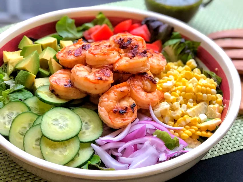 Summer Grilled Shrimp Salad