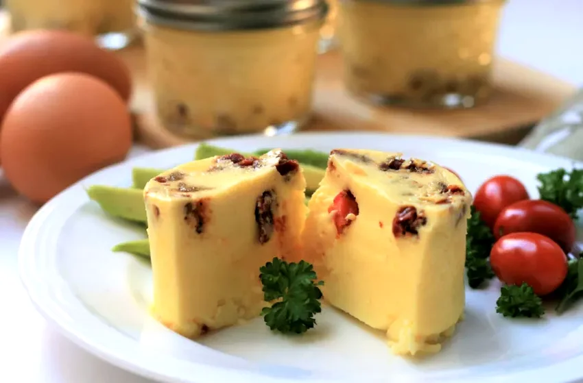 30 Vibrant Sun-Dried Tomato Recipe Ideas Sun-Dried Tomato and Goat Cheese Sous Vide Egg Bites