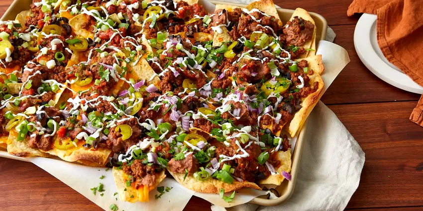 35 Delicious Dishes to Create with Ground Beef Tonight Super Nachos