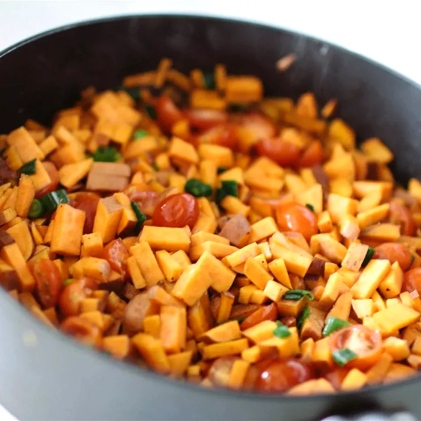 23 Root Vegetable Recipe Ideas for Peak Growing Season Sweet Potato and Pastrami Hash