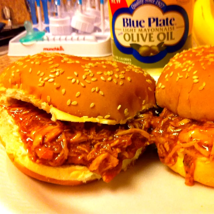 12 Easy Pulled Chicken Recipes for Home Cooking Sweet and Tangy Pulled Chicken Sandwiches