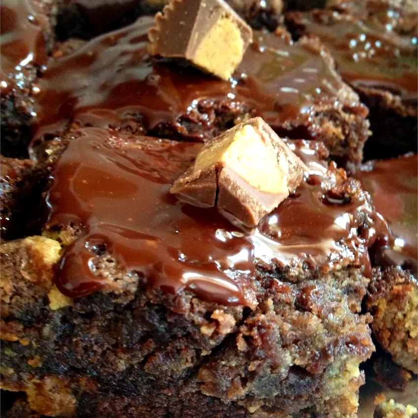 22 Amazing Brownie Mix Recipes That Taste Homemade Swirled Peanut Butter Cup Brownies