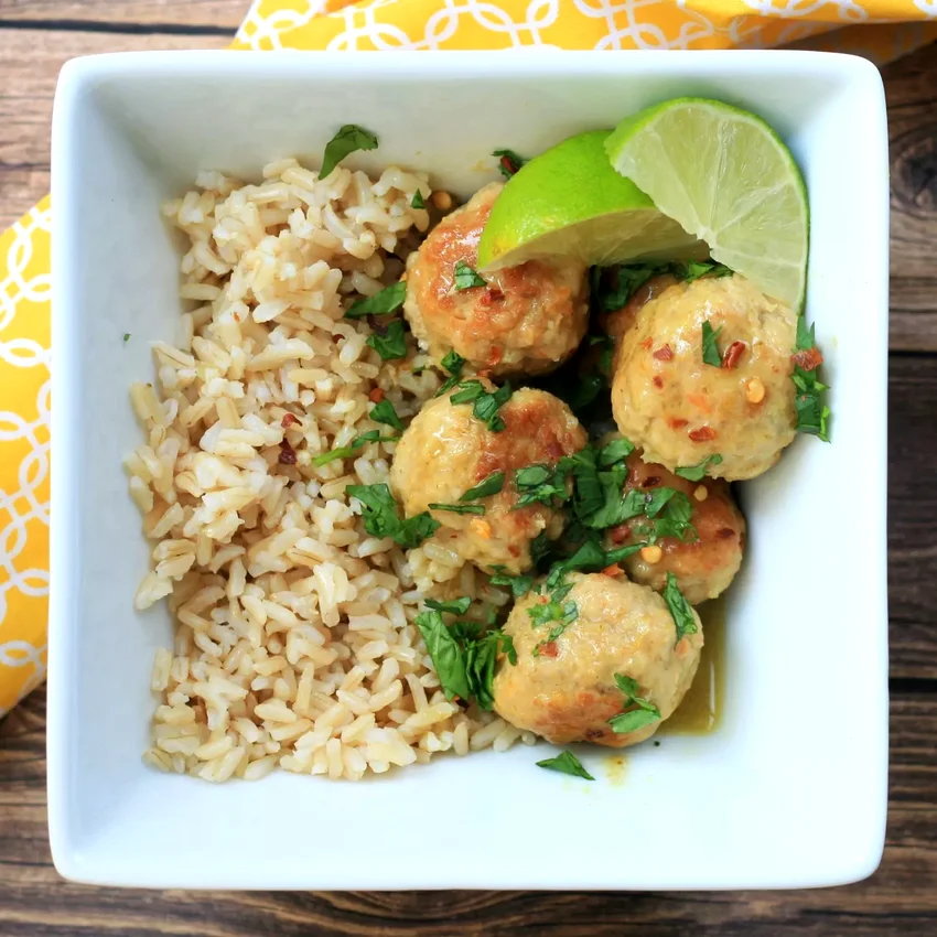Thai Green Curry Meatballs