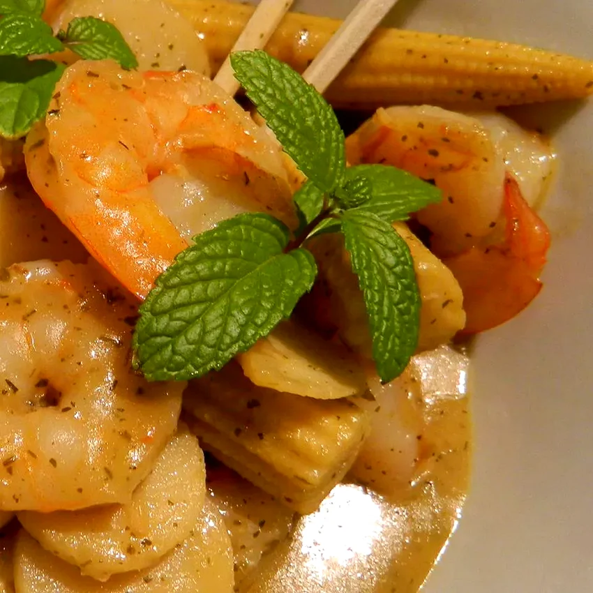 Thai Green Curry Prawns