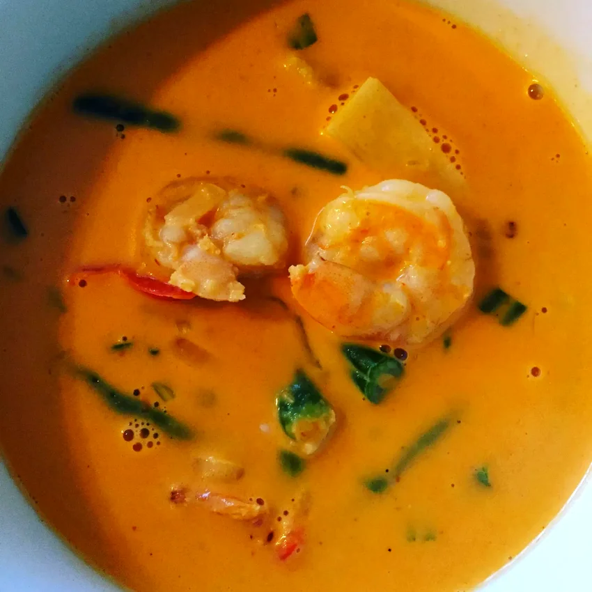 Thai Pineapple Shrimp Curry