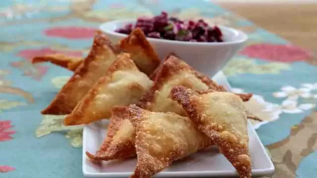 10+ Creative Ways to Transform Leftover Stuffing Thanksgiving Leftover Wontons with Cranberry Salsa