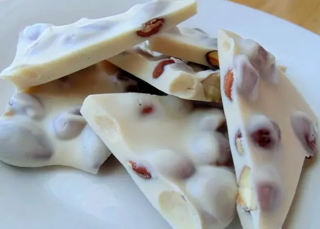 The Best White Chocolate Almond Bark