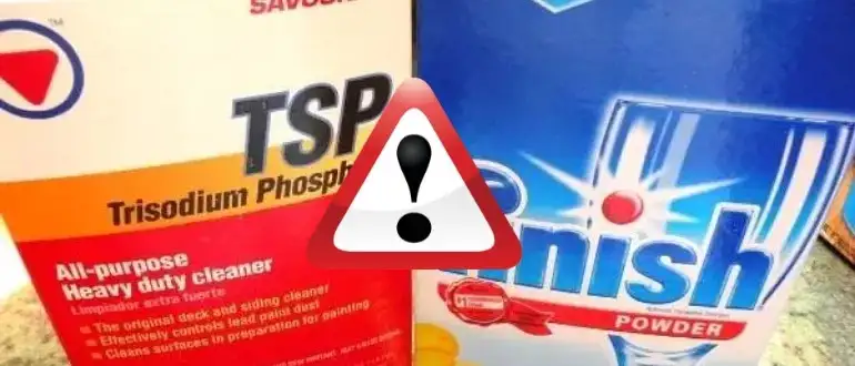 The danger of phosphate commercial dishwasher detergent