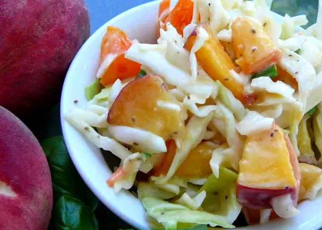 Thornehedge Peach Slaw