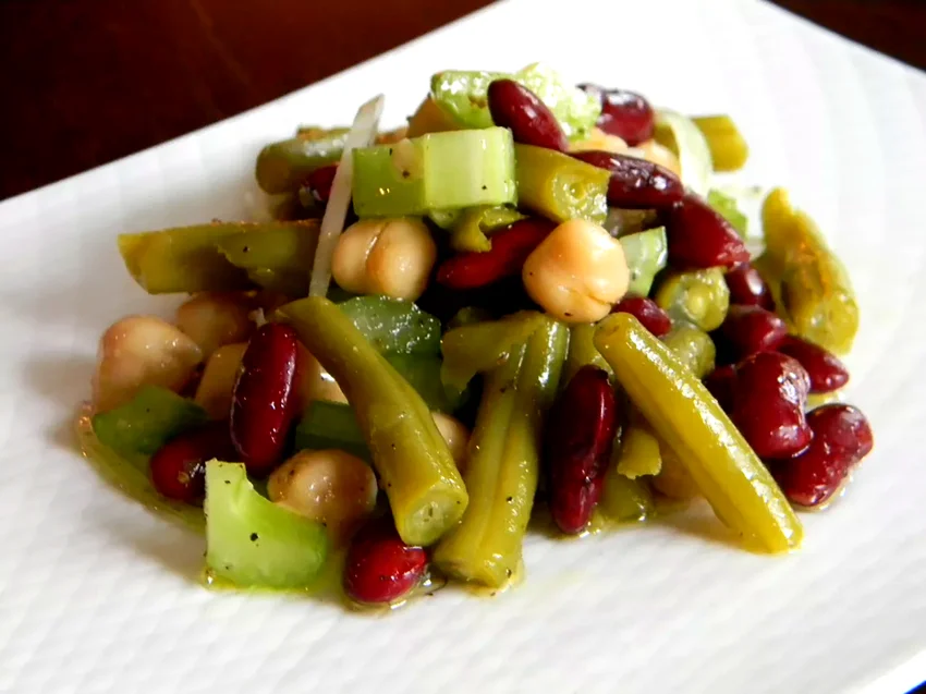 Three Bean Salad With Celery