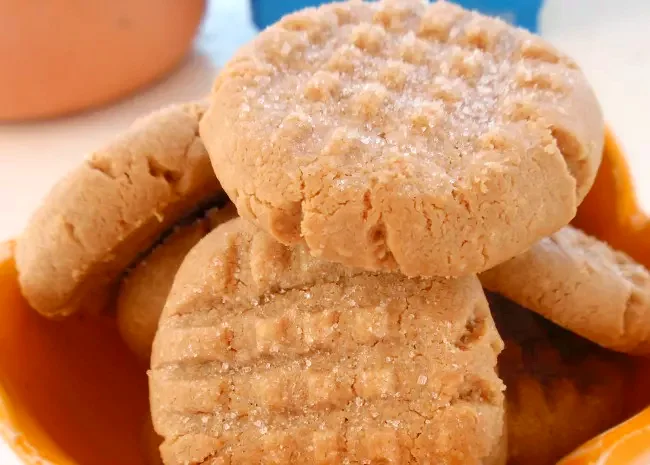 Three Ingredient Peanut Butter Cookies