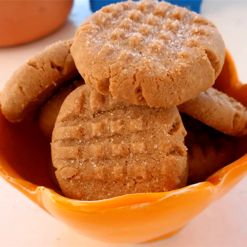 Three Ingredient Peanut Butter Cookies