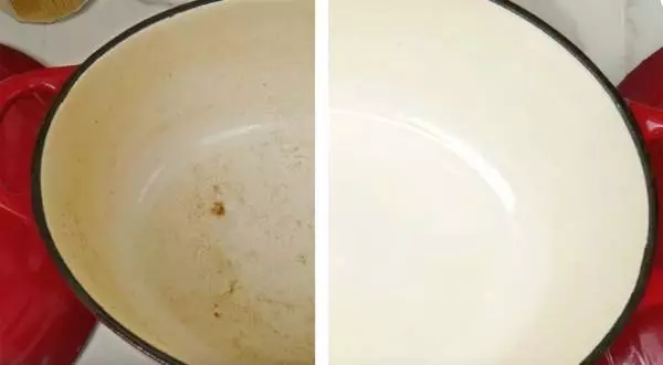 Tips to remove stubborn stains from le Creuset