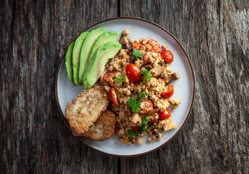 Tofu Scramble Crescents