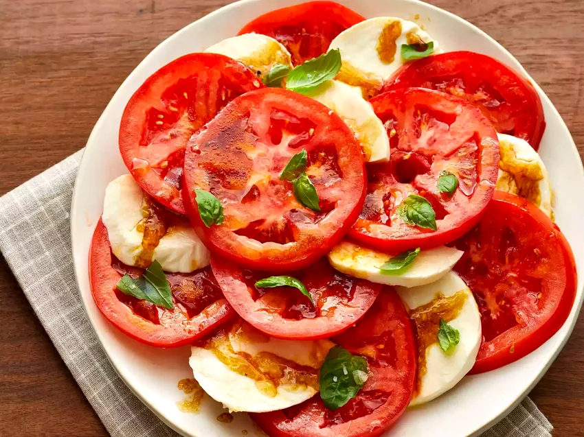24 Fresh Salad Ideas That Skip Lettuce But Keep Flavor Tomato Mozzarella Salad