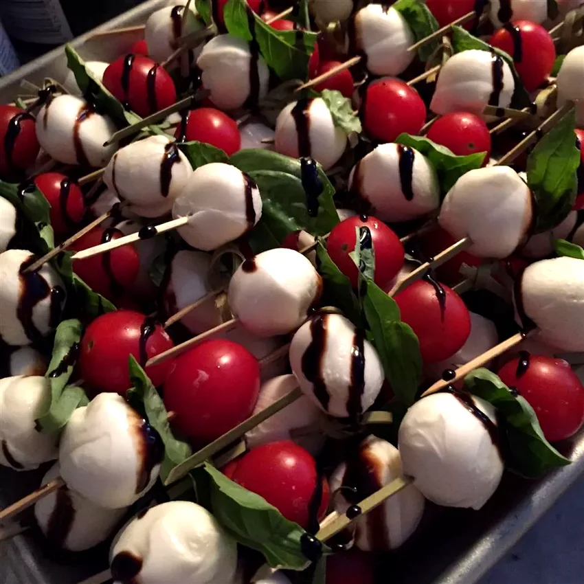Tomato and Mozzarella Bites