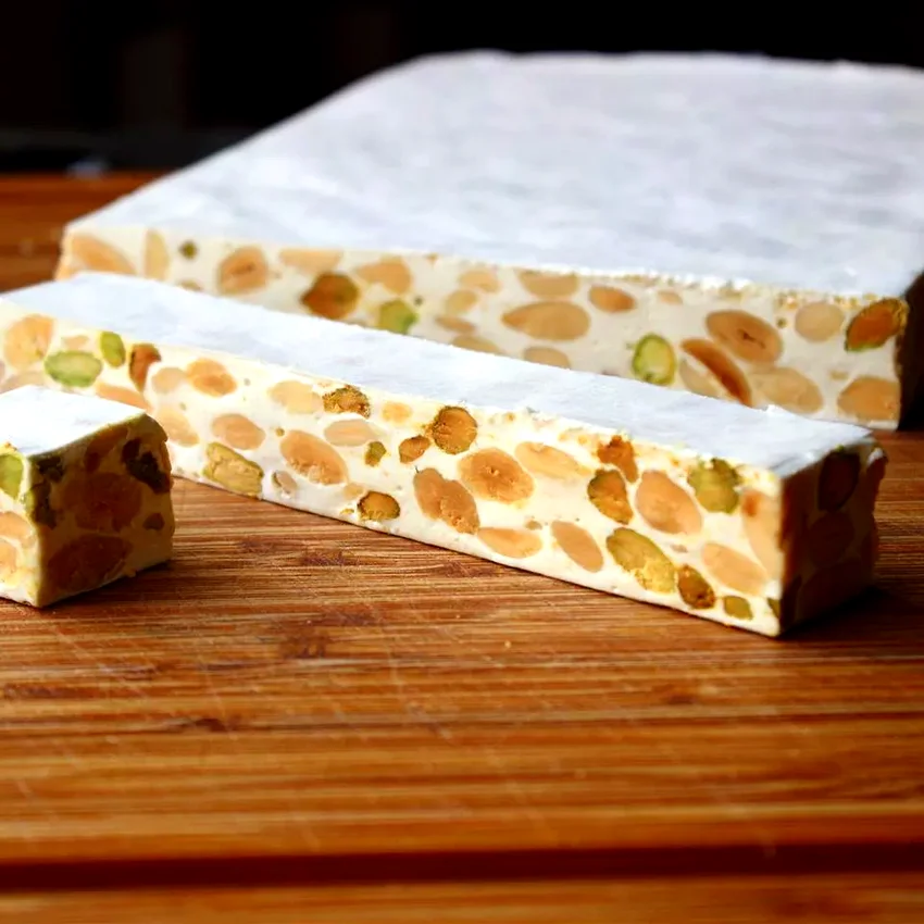 Torrone (Italian Nut and Nougat Confection)
