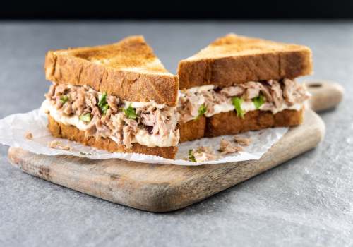 Tuna Salad Sandwich with Lettuce