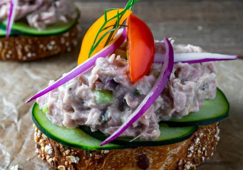 Tuna Salad on Whole Grain Toast