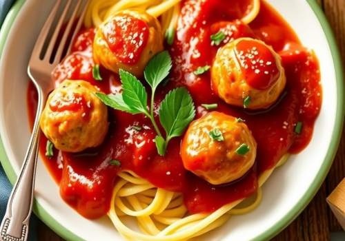 Turkey Meatballs with Marinara