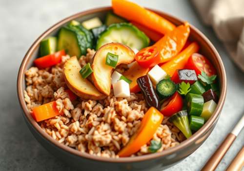 Turkey Rice Bowl with Vegetables