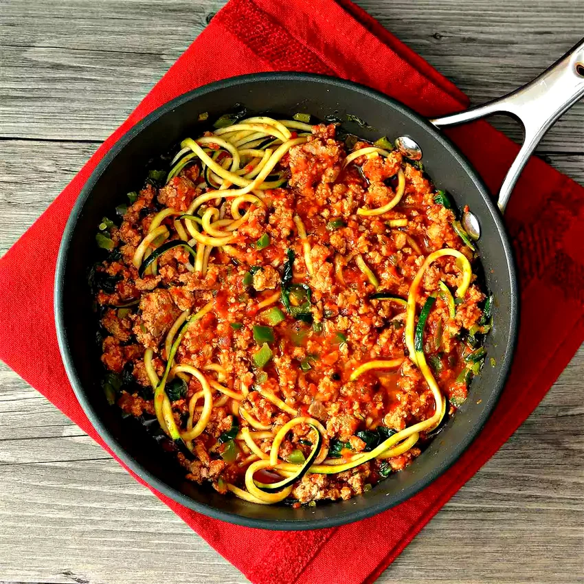 Turkey Spaghetti Zoodles