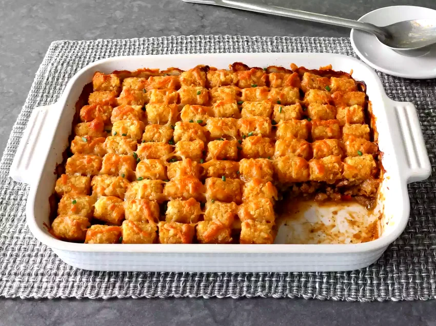 48 Simple 9x13 Pan Dinner Recipes for Easy Family Meals Turkey Tater Tot Hot Dish