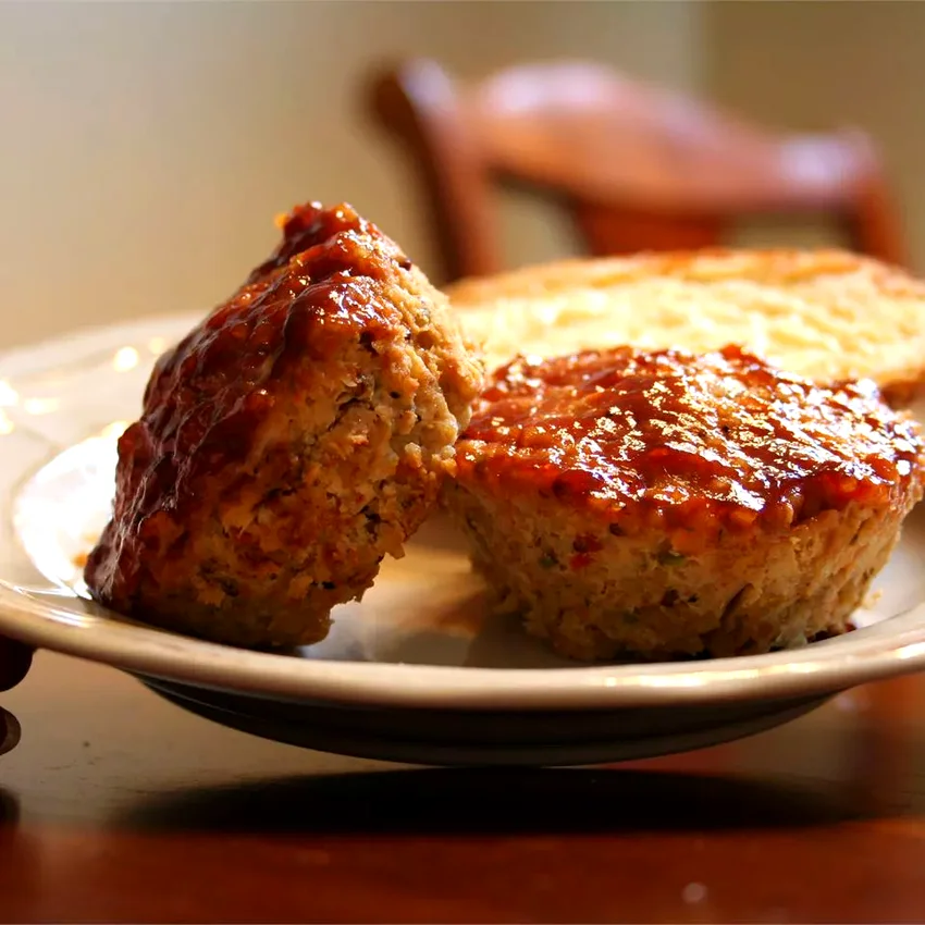 Turkey Veggie Meatloaf Cups