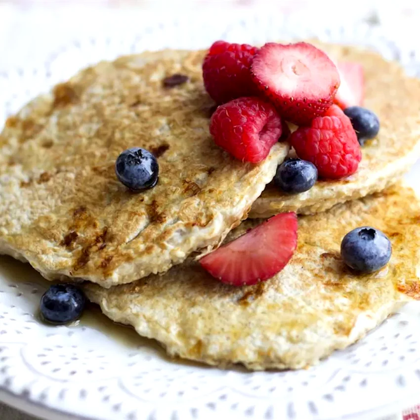 17 Hearty Oatmeal Pancake Recipes for Amazing Mornings Vanilla Cinnamon Protein Pancakes