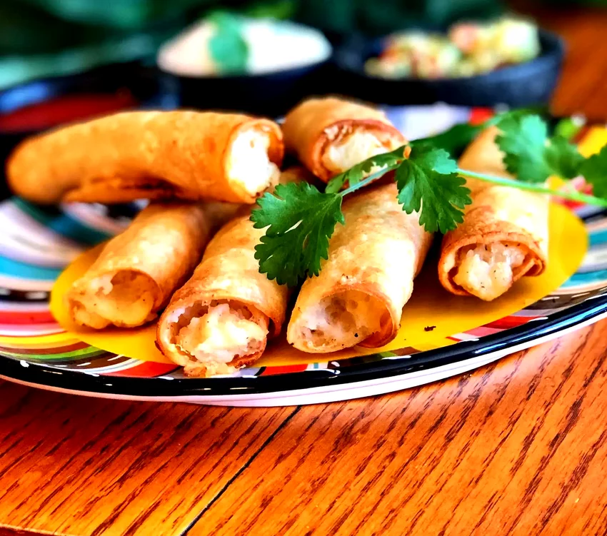 Vegan Air Fryer Taquitos