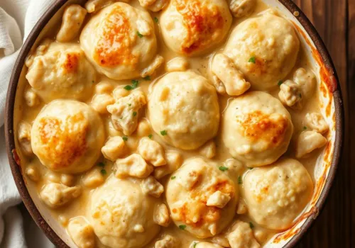 Vegan "Chicken" and Dumplings Casserole