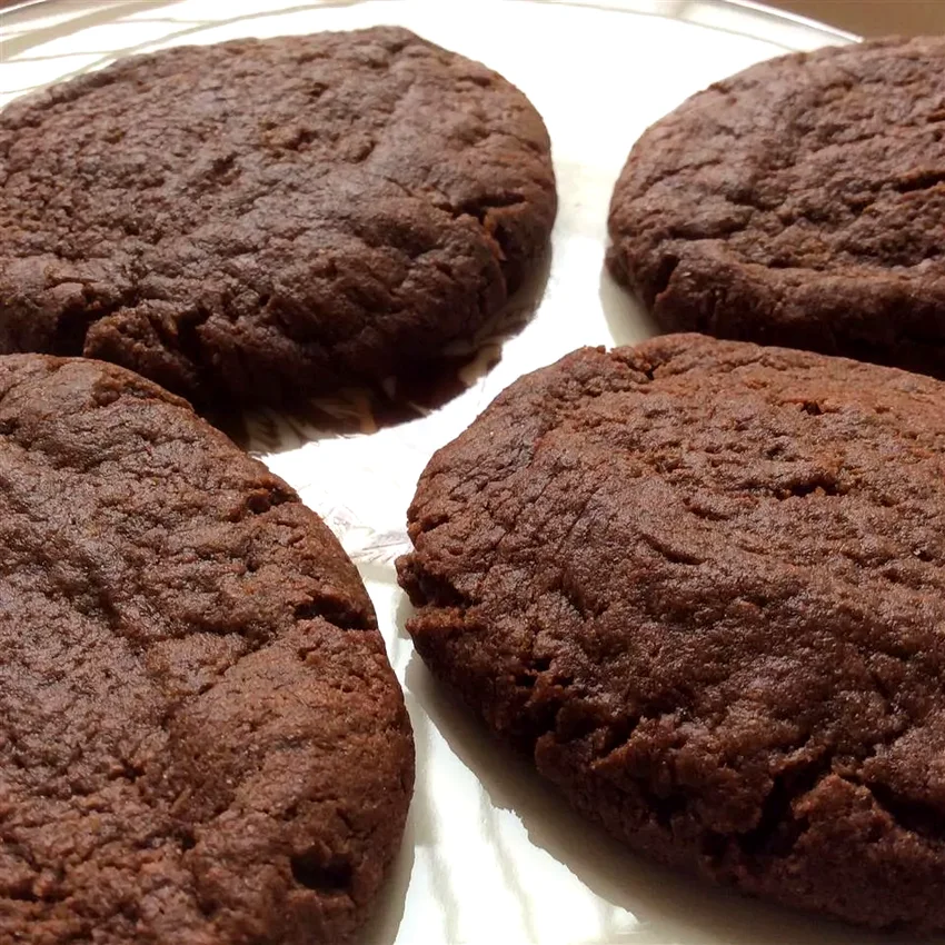 Vegan Chocolate Fudge Cookies